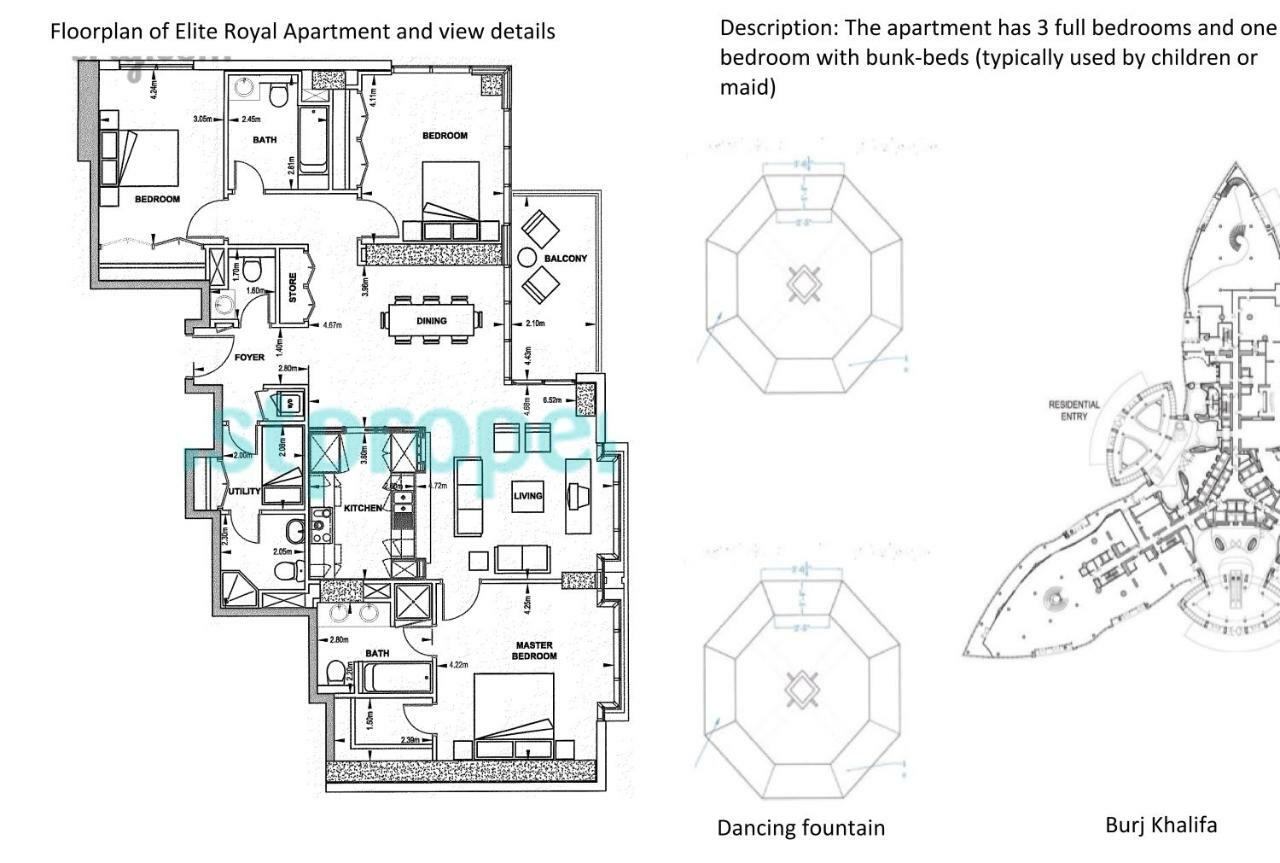 Elite Royal Apartment - Burj Residences T5 | Diamond Dubai Ngoại thất bức ảnh